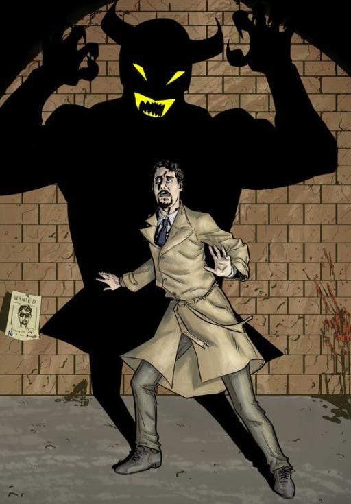 Illustrazione locandina de "Il maniaco" realizzata da Nicolò Arcuti