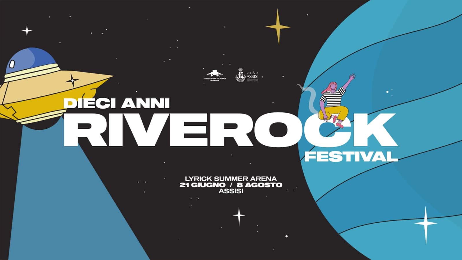 nella fotografia la locandina del riverock festival 2019