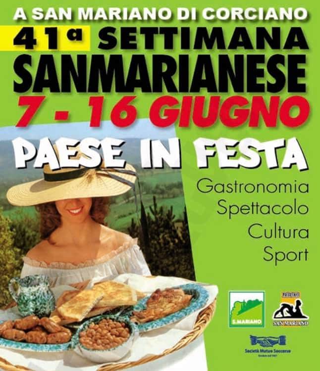 locandina settimana sanmarianese 2019