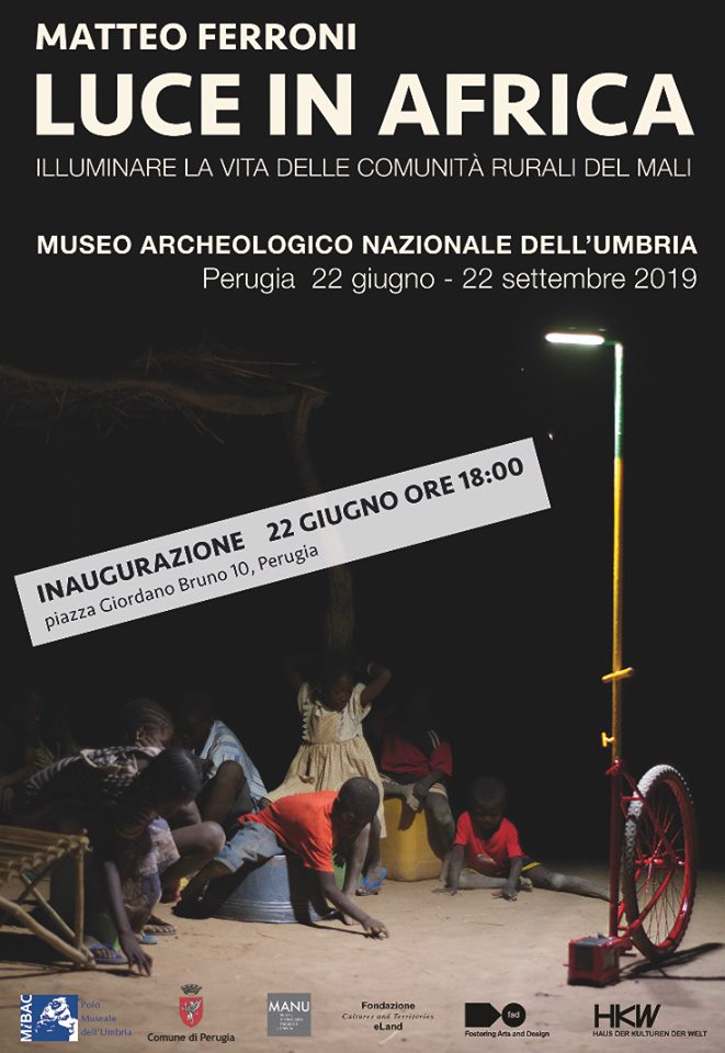 locandina della mostra Luce in Africa a Perugia