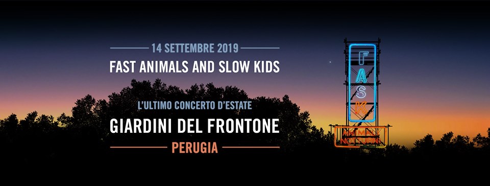 locandina del concerto dei Fask a Perugia