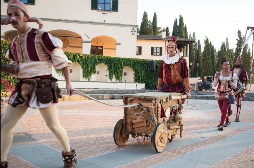 immagine della festa rinascimentale a solomeo