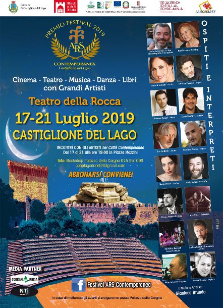 locandina di ars contemporanea a castiglione del lago
