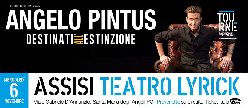 locandina dello spettacolo Destinati all'estinzione al teatro lyrick
