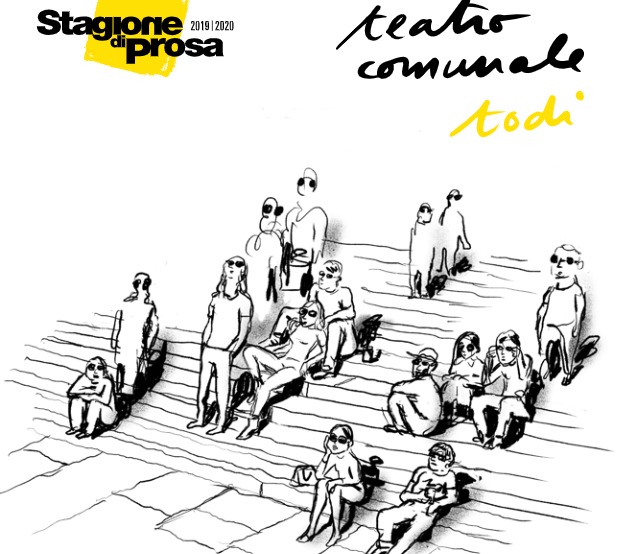 locandina stagione 2019/2020 del teatro Comunale di Todi