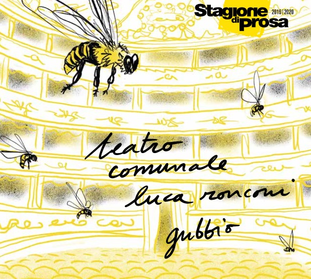 locandina stagione 2019 2020 TSU teatro Ronconi di Gubbio