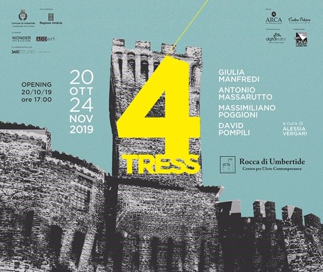 locandina mostra 4TRESS a Umbertide