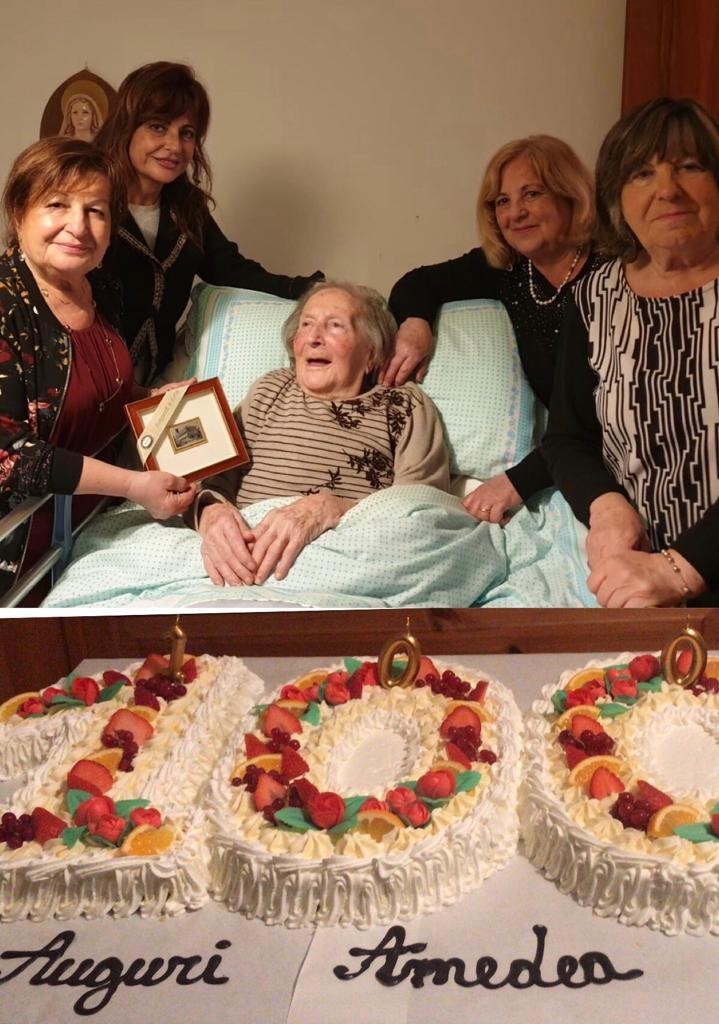 Perugia, Solfagnano Parlesca in festa per i 100 anni di Amedea Cinaglia