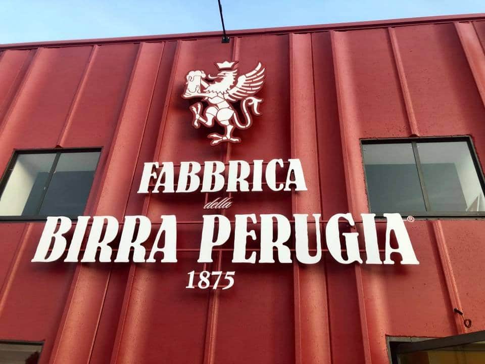 Birra perugia insegna fabbrica