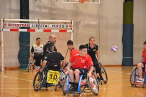 La pallamano in carrozzina regina al PalaSport di Ellera di Corciano