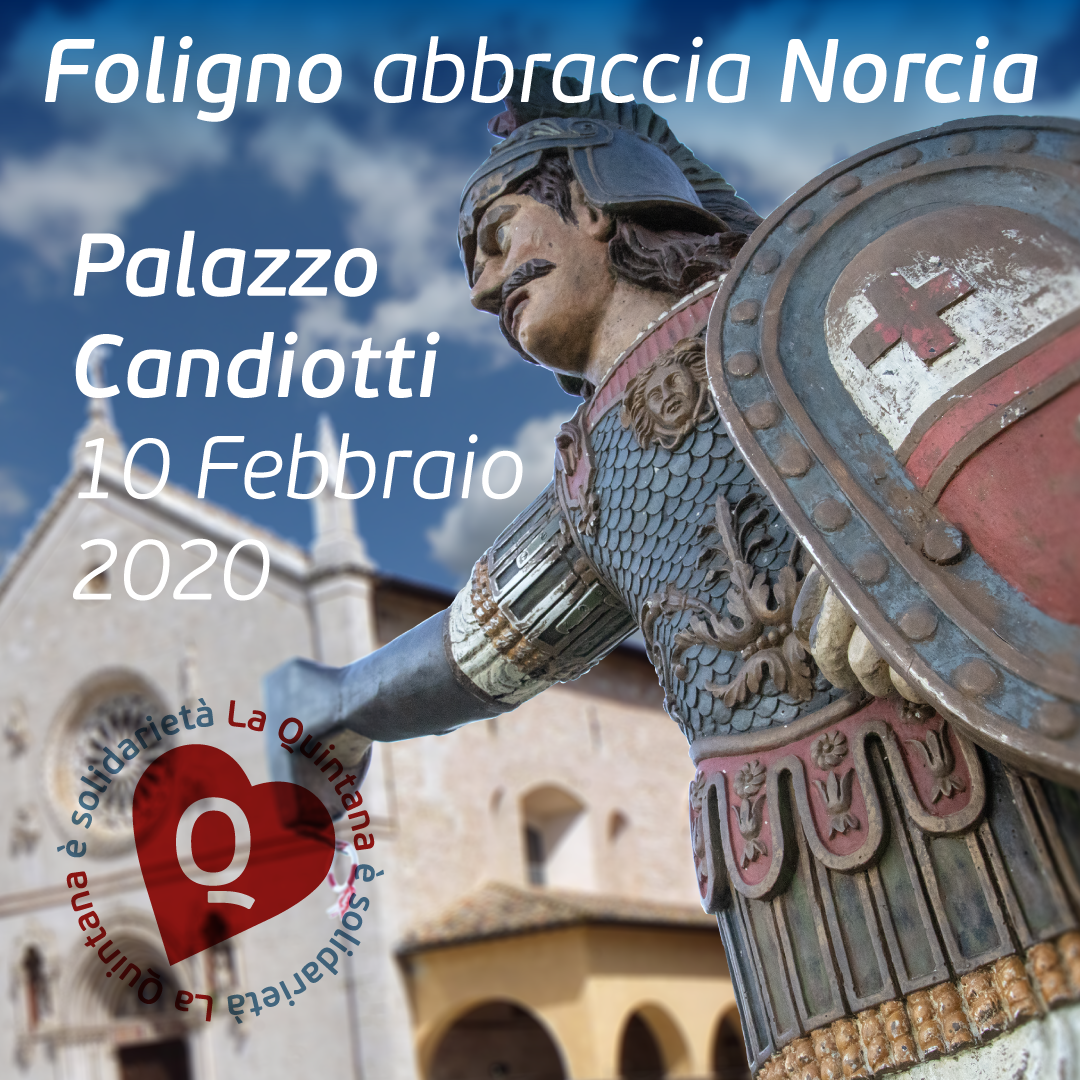 Foligno abbraccia Norcia