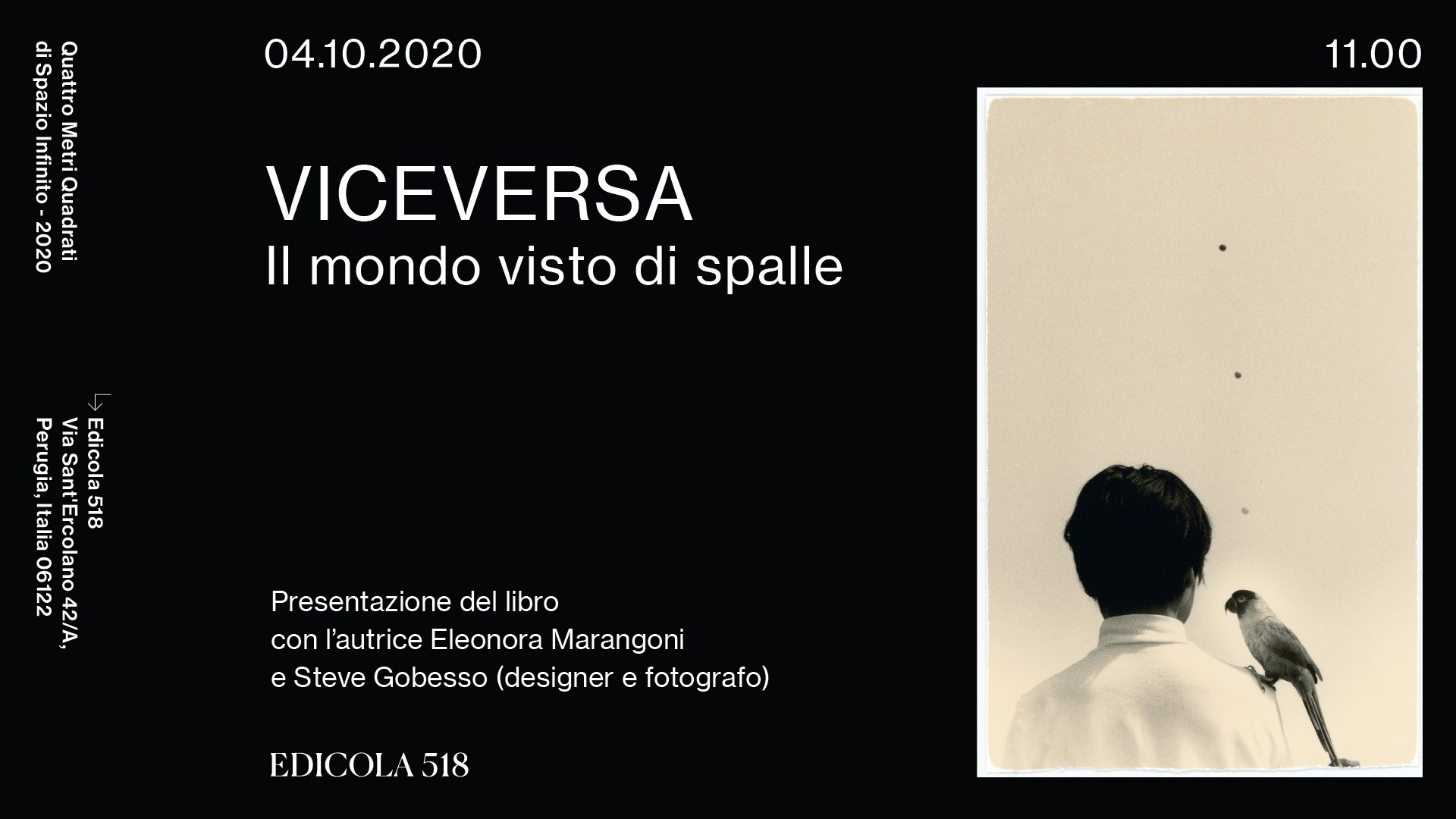 locandina presentazione VICEVERSA Il mondo visto di spalle
