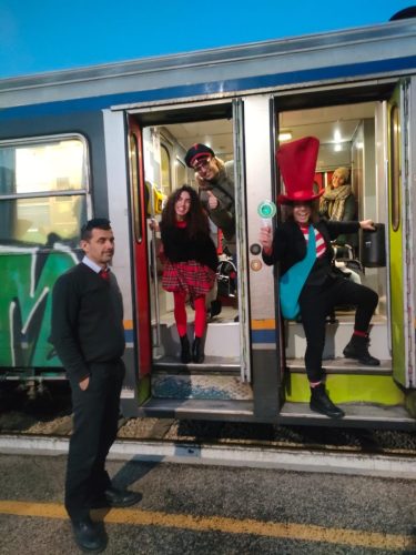 Treno delle fiabe partenza